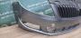 Бампер передній Skoda Fabia II рестайл 2010-2014р колір 9151