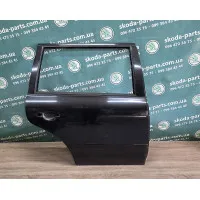 Двері задні праві Skoda Octavia Tour універсал чорні 9910 ( з мятиною) 1U9833056