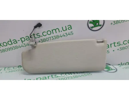 Козирьок сонцезахесний правий Skoda Superb 2 3T0857552 Козирьок сонцезахесний правий Skoda Superb 2 3T0857552