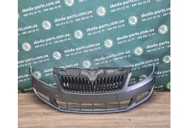 Бампер передній Skoda Fabia II рестайл 2010-2014р колір 9151
