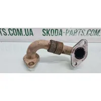 Патрубок системи рециркуляції EGR Skoda Octavia A5 вживаний VAG (038131521)