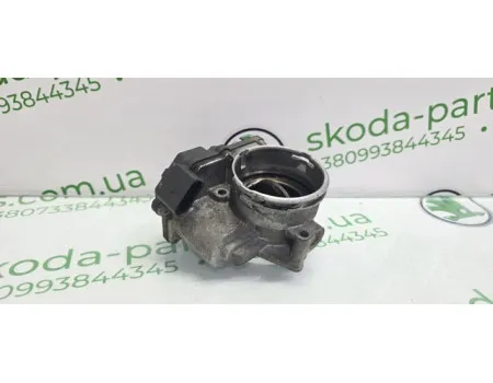 Дросільна заслінка в зборі Skoda Octavia A5 1.9 BLS 03g128063q VAG (03G128063Q) Дросільна заслінка в зборі Skoda Octavia A5 1.9 BLS 03g128063q VAG (03G128063Q)