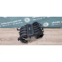 Впускний колектор Skoda Octavia A5 1.6 mpi без форсунок і рампи VAG (06A133203DL)
