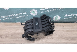 Впускний колектор Skoda Octavia A5 1.6 mpi без форсунок і рампи VAG (06A133203DL)