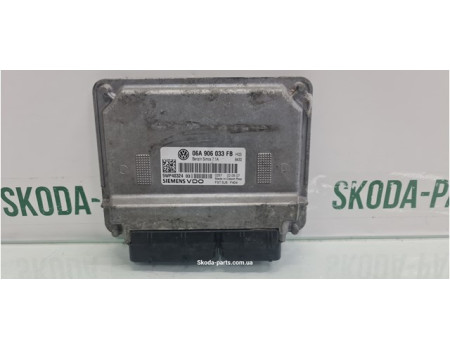 Блок управління двигуна 1.6 MPI Skoda Octavia A5 06A906033FB вживаний VAG (06A906033FB)
