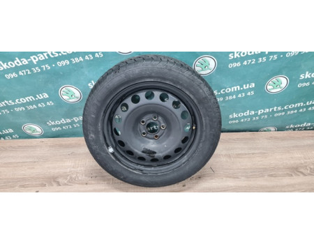 Колесо  запасне Запаска R16 5 100 et42 Volkswagen Golf 4 VAG (1J0601027)