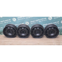 Диски колісні стальні R15 ET38 6jx15 5x100 Skoda Octavia Tour VAG (1J0601027AB)