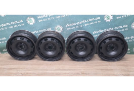 Диски колісні стальні R15 ET38 6jx15 5x100 Skoda Octavia Tour VAG (1J0601027AB)