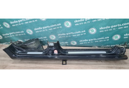 Правий поріг з підсилювачем Volkswagen Bora 1j5490002 вживаний VAG (1J5490002)