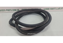 Ущільнювач дверей задній правий з незначним пошкодженням сидан Volkswagen Bora 1J5867368G вживаний VAG (1J5867368G)