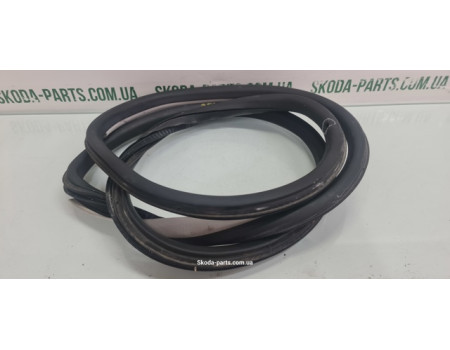 Ущільнювач дверей задній правий з незначним пошкодженням сидан Volkswagen Bora 1J5867368G вживаний VAG (1J5867368G)