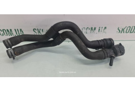 Патрубки пічки салону 1.2tsi Skoda Octavia A5 1K0121156DK VAG (1K0121156DK)