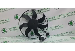 Вентилятор радіатора системи охолодження двигуна 2.0tdi Skoda Superb 2 1K0959455DT VAG (1K0959455DT)