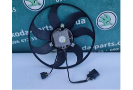 Электровентилятор охлаждения в сборе (мотор+крыльчатка) левый VAG (1K0959455N)