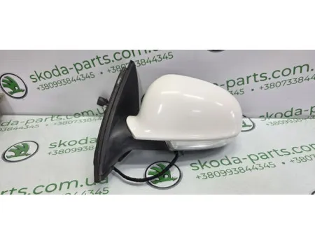 Дзеркало заднього виду ліве водійське Volkswagen Golf 5 універсал VAG (1K1857507BG)