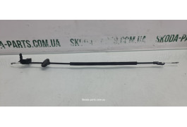 Тросік відмикання дверей задній правий Volkswagen Golf 5 1K4839086D VAG (1K4839086D)