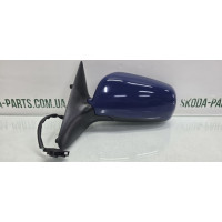 Дзеркало ліве електричне з підігрівом Skoda Octavia Tour колір синій F5Q 9462 VAG (1U1857501AF5Q)