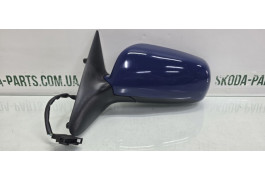 Дзеркало ліве електричне з підігрівом Skoda Octavia Tour колір синій F5Q 9462 VAG (1U1857501AF5Q)