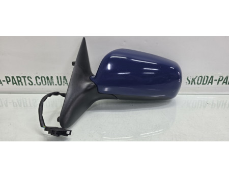 Дзеркало ліве електричне з підігрівом Skoda Octavia Tour колір синій F5Q 9462 VAG (1U1857501AF5Q)