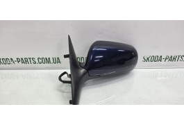 Дзеркало заднього виду ліве електричне синє Skoda Octavia Tour VAG (1U1857501LF5U)