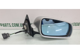 Дзеркало зовнішнє заднього виду, праве сіре Skoda Octavia Tour 1U1857502GR вживане VAG (1U1857502G)