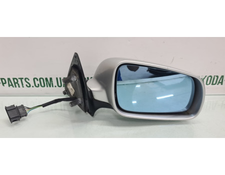 Дзеркало зовнішнє заднього виду, праве сіре Skoda Octavia Tour 1U1857502GR вживане VAG (1U1857502G)