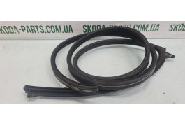 Ущільнювач скла лівих дверей комбі Skoda Octavia Tour 1U9810957A VAG (1U9810957A)