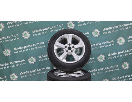 Шини з дисками Диски Skoda Octavia A5 5×112 R16 1Z0601025AG 6.5J×16H2 ET50 VAG (1Z0601025AG)