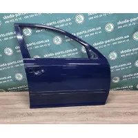 Двері передні праві Skoda Octavia A5 колір синій VAG (1Z0831312AB)