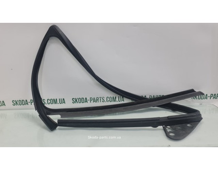 Ущільнювач скла дверей передній лівий Skoda Octavia A5 1Z0837431C вживаний VAG (1Z0837431C)