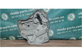 Склопідйомник механічний задній лівий Skoda Octavia A5 1Z0839655 VAG (1Z0839655)