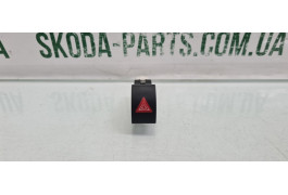 Кнопка аварійки рестайл Skoda Octavia A5 1Z0953235B VAG (1Z0953235B)