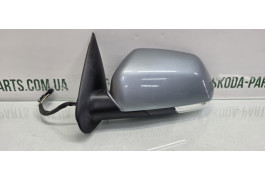 Дзеркало ліве електричне з підігрівом Skoda Octavia A5 код фарби 8151 7 Проводів 6 пін VAG (1Z1857501AMA)