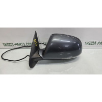 Дзеркало ліве електричне з підігрівом Skoda Octavia a5 рестайл 2009-2014р колір 9153 VAG (1Z1857507MBS)