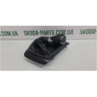 Ручка перемикання передач КПП Skoda Octavia A5 1Z18632129B9 вживана VAG (1Z18632129B9)