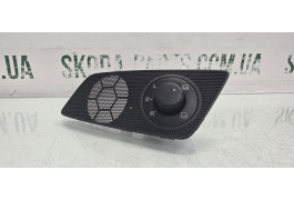 Регулятор перемикач дзеркал з автоскладанням та пам'яттю Skoda Octavia A5 VAG (1Z1959565EA)