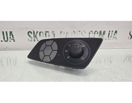 Регулятор перемикач дзеркал з автоскладанням та пам'яттю Skoda Octavia A5 VAG (1Z1959565EA)