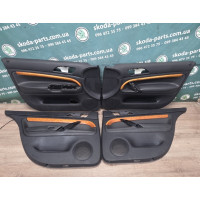 Карти дверей обшивка дверей комплект 4шт шкіра Skoda Superb VAG (3B0867011)