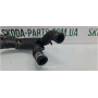 Патрубок системи охолодження двигуна 2.0tdi Skoda Superb 2 3C0121086L вживаний VAG (3C0121086L)
