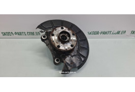 Цапфа передня ліва 1.9tdi Volkswagen Passat B6 3C0407257G VAG (3C0407257G)