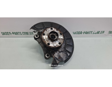 Цапфа передня ліва 1.9tdi Volkswagen Passat B6 3C0407257G VAG (3C0407257G)