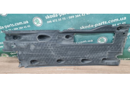 Захист днища правий з незначним пошкодженням Volkswagen Passat B6 3C0825202E VAG (3C0825202E)