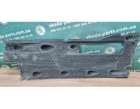 Захист днища правий з незначним пошкодженням Volkswagen Passat B6 3C0825202E VAG (3C0825202E)