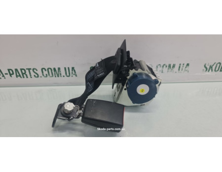 Пас безпеки задній центральний з замком Volkswagen Passat B6 3C0857807Q VAG (3C0857807Q)