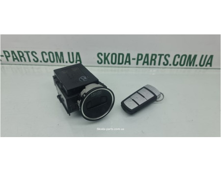 Замок запалення з ключем Volkswagen Passat B6 3C0905843M VAG (3C0905843M)