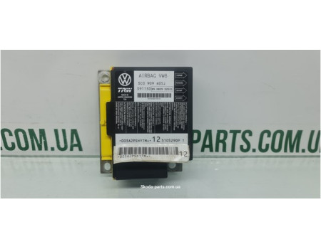 Блок управління подушками безпеки Volkswagen Passat B6 3C0909605J VAG (3C0909605J)