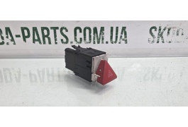 Кнопка ввімкнення аварійного сигналу Аварійки Volkswagen Passat B6 VAG (3C0953509)