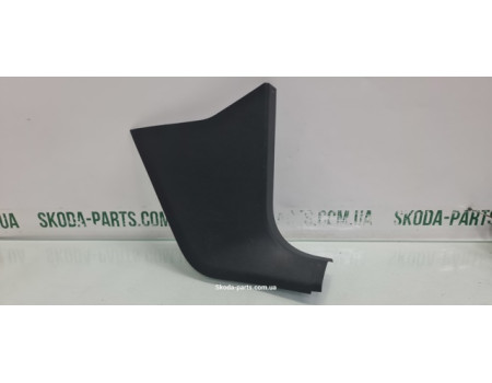 Накладка порога передня права Volkswagen Passat B6 3C1863484 VAG (3C1863484)