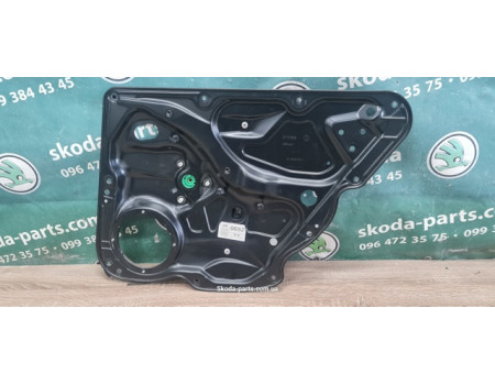 Склопідіймач задній правий електричний Volkswagen Passat B6 3C4839756H VAG (3C4839756H)