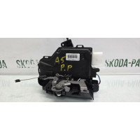 Замок передніх правих дверей Skoda Octavia A5 рестайл VAG (3D1837016AE)
